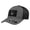 Melange Charcoal/Black, variant on Trucker Curved Bill Flexfit + Snapback Hat by Pull Patch Charcoal