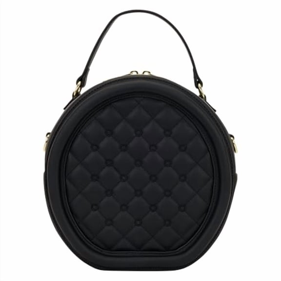 LOUNGEFLY THE LAURA BLACK CROSSBODY BAG - BLACK