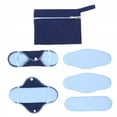 thumbnail image 3 of XIRQI 2026 New Water-Resistant Period Pads Pul Cloth 1 Set of 8Pcs 24X18X0.6In for Menstrual Protection, Travel, Overnight Use, Daily Hygiene, Eco-Friendly Alternative, 3 of 7