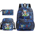 thumbnail image 1 of Lightning Pet Backpack Three Piece Set, Backpack Student Schoolbag, 1 of 3