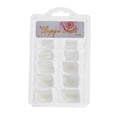 thumbnail image 1 of Uñas postizas a presión, uñas postizas, regalos para mujeres, 100 uñas postizas acrílicas transparentes para uñas francesas, piezas para uñas, 1 of 3