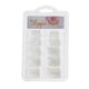 thumbnail image 1 of Uñas postizas a presión, uñas postizas, regalos para mujeres, 100 uñas postizas acrílicas transparentes para uñas francesas, piezas para uñas, 1 of 3