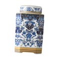 thumbnail image 4 of veasfak Ceramic Tea Canister Chinese with Sealed Lid for Office Dining Table Kitchen D, 4 of 9