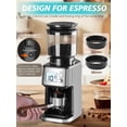 thumbnail image 4 of Homtone Conical Burr Coffee Grinder Stainless Steel Anti-Static Electric Espresso Grinder, 4 of 10
