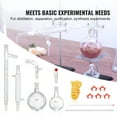 thumbnail image 2 of KFFKFF Laboratory Distillation Set, 3.3 Boro Laboratory Glassware Kit with 24, 40 Joint, 1000ml Apparatus for Essential Oil Distillation, 14 pcs Glassware Equipment Set, 2 of 9