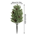 thumbnail image 2 of 21.7in Artificial Cedar Topiary Tree for Indoor & Outdoor Decoration, UV Potted Shrubs For Front Door, Beautiful And Lifelike Tree, 2 of 6