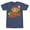 Navy Blue Heather, variant on Men's Nintendo Small Mario Pixelated Graphic Tee Charcoal Heather X Large