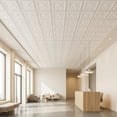 thumbnail image 2 of 223 - Economy 2 ft. x 4 ft. Drop-in PVC Ceiling Tile In Plain White (400 Sq. ft. / Pack) - 50 Pieces, 2 of 16