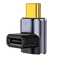 thumbnail image 1 of SGACAI Adaptador USB 4.0 de 100 W, 40 Gbps, 90 grados, USB tipo C macho a USB-C hembra ExtendN1 ■√, 1 of 5