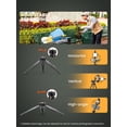 thumbnail image 3 of Kit de vlogs USKEYVISION para iPhone con trípode, luz y micrófono, 3 of 8