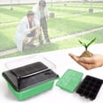 thumbnail image 6 of Holloyiver 1 Packs Seed Starter with Humidity Dome (12 Cells Total Tray) Growing Starting Seed Starting Trays Plant Starter and Base Mini Greenhouse Germination Kit, 6 of 6