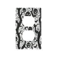 thumbnail image 3 of Switch Panel Switch Decoration 2.76x4.53x0.28 Inches Duplex Outlets Switch Plate Wall Plates Living Room Kitchen Bedroom Study Switches Black Pumpkin, 3 of 8