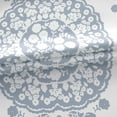 thumbnail image 2 of DriftAway  Samantha Floral Damask Pattern Tie Up Curtain 63"L x 45"W Blue, 2 of 5