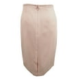 thumbnail image 2 of CALVIN KLEIN Womens Pink Zippered Slitted Lined Above The Knee Wear To Work Pencil Skirt Petites 4P, 2 of 2