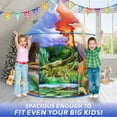 thumbnail image 3 of Dinosaur Discovery Kids Play Tent an Extraordinary Adventure Dinosaur Tent, Pop Up Tent for Kids, Dinosaur Toys for Kids Gift for Girls & Boys, Outdoor and Indoor Tents for Kids, 3 of 8