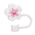 thumbnail image 2 of Silicone Straw Cover for 0.4 Inch Diameter Straws, Splash-Proof Reusable Water Bottle Topper with Cute Flower Design, 2 of 9