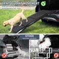 thumbnail image 5 of Dog Ramp for Car, 4-fold Portable Pet Ramp Dog Ramps For Large Dogs, 71''x20'' Dog Car Ramp With Non-Slip Carpet Surface For SUV Car Truck Sofa High Bed Home, 5 of 7