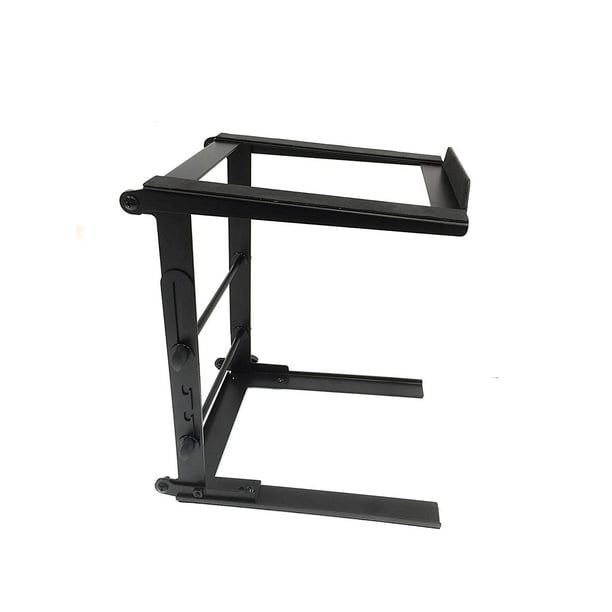 Black Foldable PA Mixer Studio Laptop Computer Table Top DJ Rack Stand
