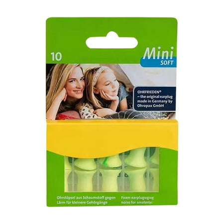

STYLE Foam Earplugs Noise Reduction Soft Foam Earplugs 5 Pairs – 32 dB High NRR 37 dB SNR – Comfortable Ear Plugs for Sleeping Snoring Loud Noise and Travel (Green)