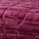 thumbnail image 3 of Cobertor Con Borrega King Size Vino Elefantito Burdeos Térmico, 3 of 3