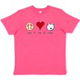 thumbnail image 3 of Inktastic Peace Love Westies Youth T-Shirt, 3 of 5