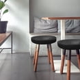 thumbnail image 2 of LEEYNEER4 Pack Sofa Seat Cover Table Cloth Round Chair Cover Round Seat Cover Black Foam Padding Stool Covers Round Baby, 2 of 6
