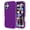 Purple, variant on TECH CIRCLE for iPhone 17 Case, Shockproof TPU+PC Case Back Cover,Blue
