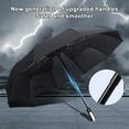 thumbnail image 2 of Automatic Folding Umbrella,Auto Reverse Windproof Compact Umbrella , 10Ribs, navy blue, 2 of 10
