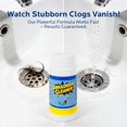 thumbnail image 3 of Sink and Drain Cleaner  Kit: -Acting Clogged Pipe Opener for Kitchen Bathroom Pipes and Floor Drains - Drain Clog Remover for Routine  Plumbing Maintenance (4 pack), 3 of 6