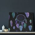 thumbnail image 3 of Lsque Dreamcatcher With Colorful Feathers Print Wall Art – Decorative Picture for Living Room, Bedroom, and Office (Horizontal), 3 of 6