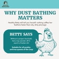 thumbnail image 5 of Chicken Dust Bath Powder for Backyard Chickens, Poultry Dust Bath Additive with Zeolite, Diatomaceous Earth, Lavender & Tea Tree, Helps Reduce Coop Odor & Moisture, Made in USA, 20 lb, 5 of 8