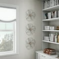 thumbnail image 6 of Lavish Home Silver Contemporary Metallic Wire Layer Hanging Flower Sculpture Accent Art, 6 of 7