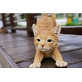 thumbnail image 2 of Hi-Line Gift Ltd 87757-O Orange Tabby Cat Stretching, 2 of 7