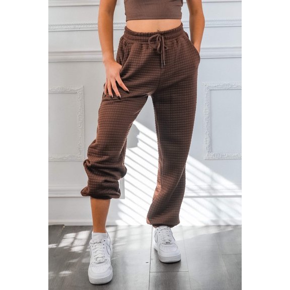 Waffles Anytime Cozy Waffle Jogger Pants
