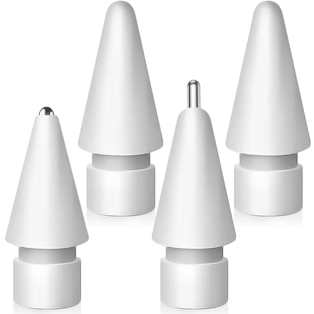 Set de puntas de repuesto SIXFU para Apple Pencil, 4 piezas, metal