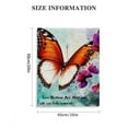 thumbnail image 3 of ZFLMY Butterfly Ready to Hang Canvas Wall Art Home Decor for Living Room Bathroom Bedroom Office Gift 16x20in, 3 of 5
