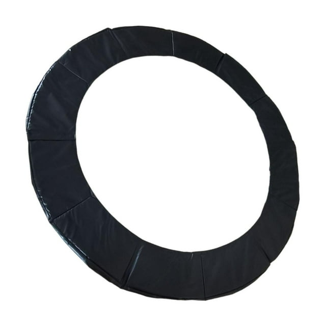 QualitChoice Trampoline Spring Cover Thick Tear Resistant Trampoline Edge Cover (Black) 10FT Black 10 inch