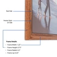 thumbnail image 3 of ArtToFrames 10" x 38" Honey Picture Frame, 10x38 inch Brown Wood Poster Frame (WOM-4085), 5 Pack, 3 of 7