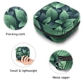 thumbnail image 3 of Sanitary Napkin Storage Bag, Tropical Leaves Background Portable Menstrual Pad Bag for Teen Girls Store Panty Liners Tampons Sanitary Pads for Women Ladies, 3 of 6