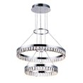 thumbnail image 1 of Maxim 38377BCPC 24 in. Icycle LED Suspension Pendant Ceiling Light, Polished Chrome, 1 of 1