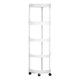 thumbnail image 2 of Carrito Esquinero Con Ruedas, Organizador De 5 Niveles, Diseo Moderno Para Cocina O Sala De Estar, Ideal Para Espacios Pequeos, Almacenamiento Para Artculos De Aseo Y Snacks, Carrito, UKHBMC, 2 of 7