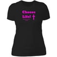 thumbnail image 3 of Choose Life 2.0 Ladies Boyfriend Tee Shirt, 3 of 9