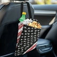 thumbnail image 4 of Yuyamidu American Flag Car Garbage Bags Accessories Cactus Auto Storage Bag Portable Gabage Bag Holder for Car Back Seat Headrest Hanging Car Trash Bag, 4 of 7