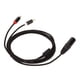 thumbnail image 2 of Cable XLR macho a 2 RCA HiFi señal clara sin pérdidas XLR Y Cable divisor para mezclador altavoz activo micrófono 1m/3,3 pies, 2 of 5