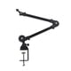 thumbnail image 3 of Brazo de soporte para micrófono de transmisión, accesorio de rotación de 360  degree, abrazadera en C fuerte, soporte para Cable, ajustable, Universal para, 3 of 9
