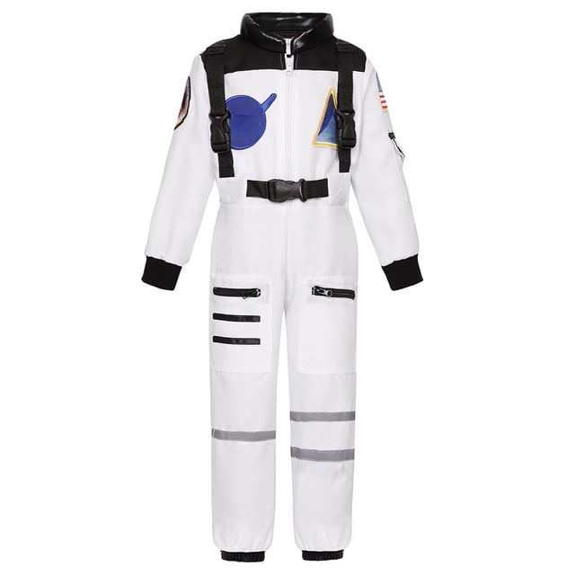 Astronaute pour Enfants pour Fête Spatiale Déguisement Jeu de Rôle Performance d'Halloween par Tenue de Cour