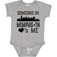 thumbnail image 3 of Inktastic Memphis Tennessee Someone Loves Me Skyline Boys or Girls Baby Bodysuit, 3 of 5
