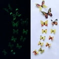 thumbnail image 3 of Birdeem 12Pcs Luminous Design Decal Art Wall Stickers Room Magnetic Home Decor, 3 of 10
