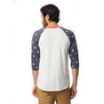 thumbnail image 3 of AA2089 Alternative Unisex Baseball Eco-Jersey T-Shirt Eco Ivory/Stars S, 3 of 6