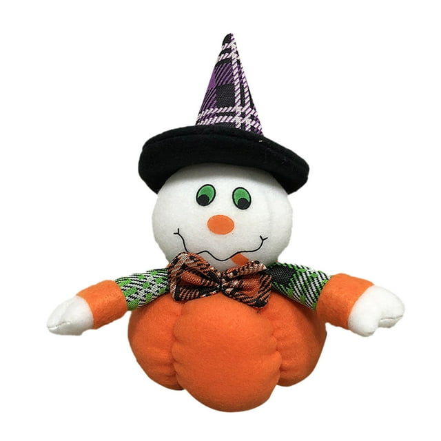 Muñeca Calabaza De Halloween Gnomos De Halloween Decoraciones Para El Hogar Muñeca De Peluche Blanca Y Bruja Calabaza Para Bandeja Escalonada Decoraciones Para La Mesa Del Hogar